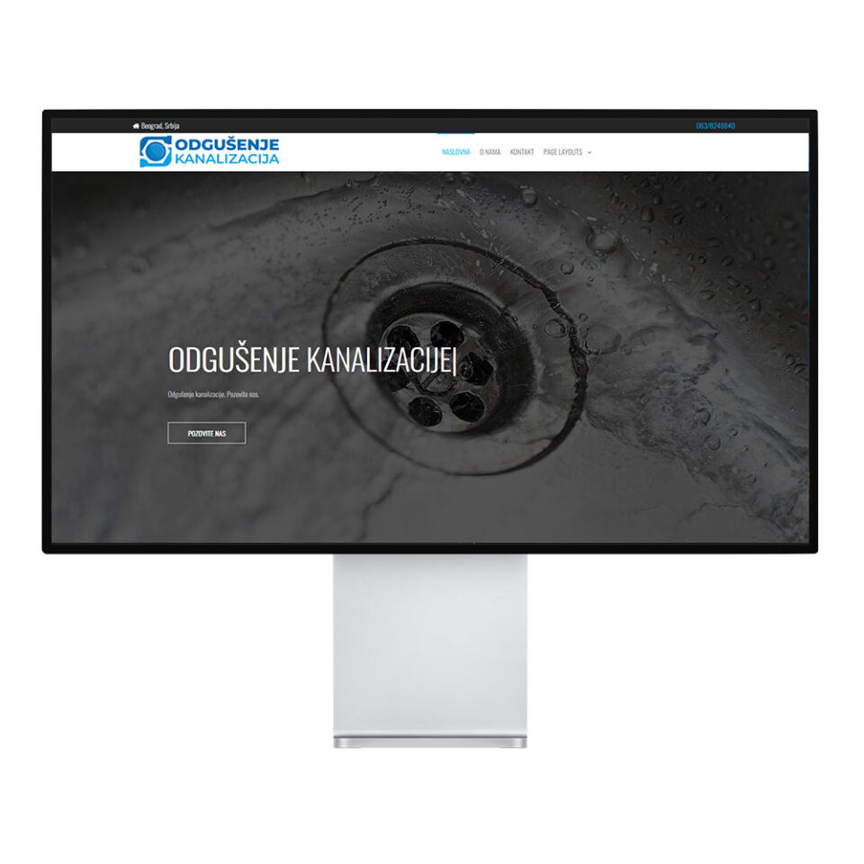 Odgušenje kanalizacije